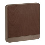 Schneider Electric 施耐德電氣 AvatarOn 單位空白掣面 (黑木色) (E8330X_WD_C5)